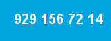 929 156 72 14 929 156 72 14